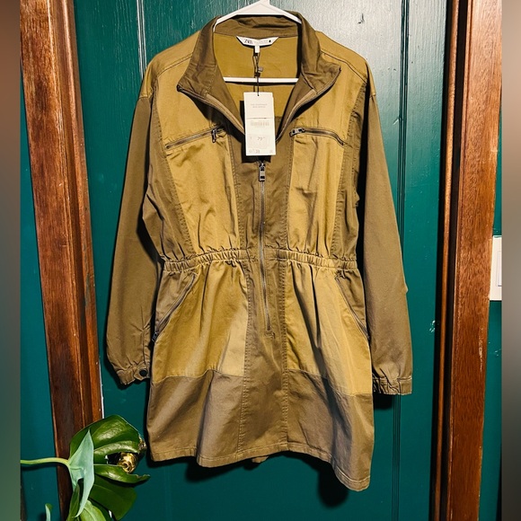 Zara Military Mini - Olive. NWT. - Picture 3 of 9